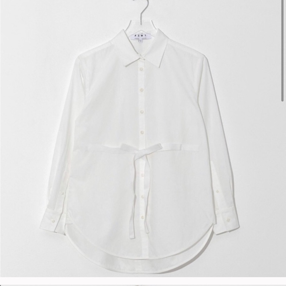 proenza schouler white label white collar shirt
